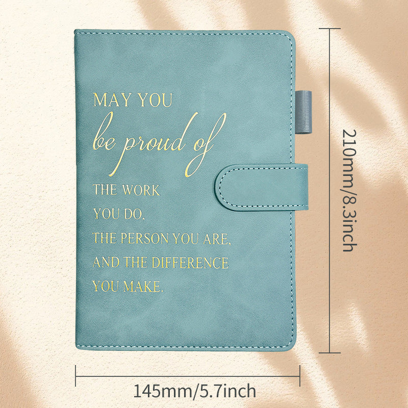 Wholesale Cross-border notebook in stock wholesale Amazon leather plan hand ledger temu incentive magnetic buckle notebook customization