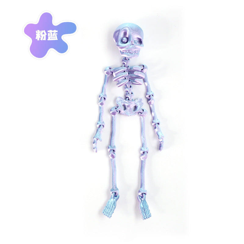 Wholesale  printable skeleton toy with magnetic joints movable