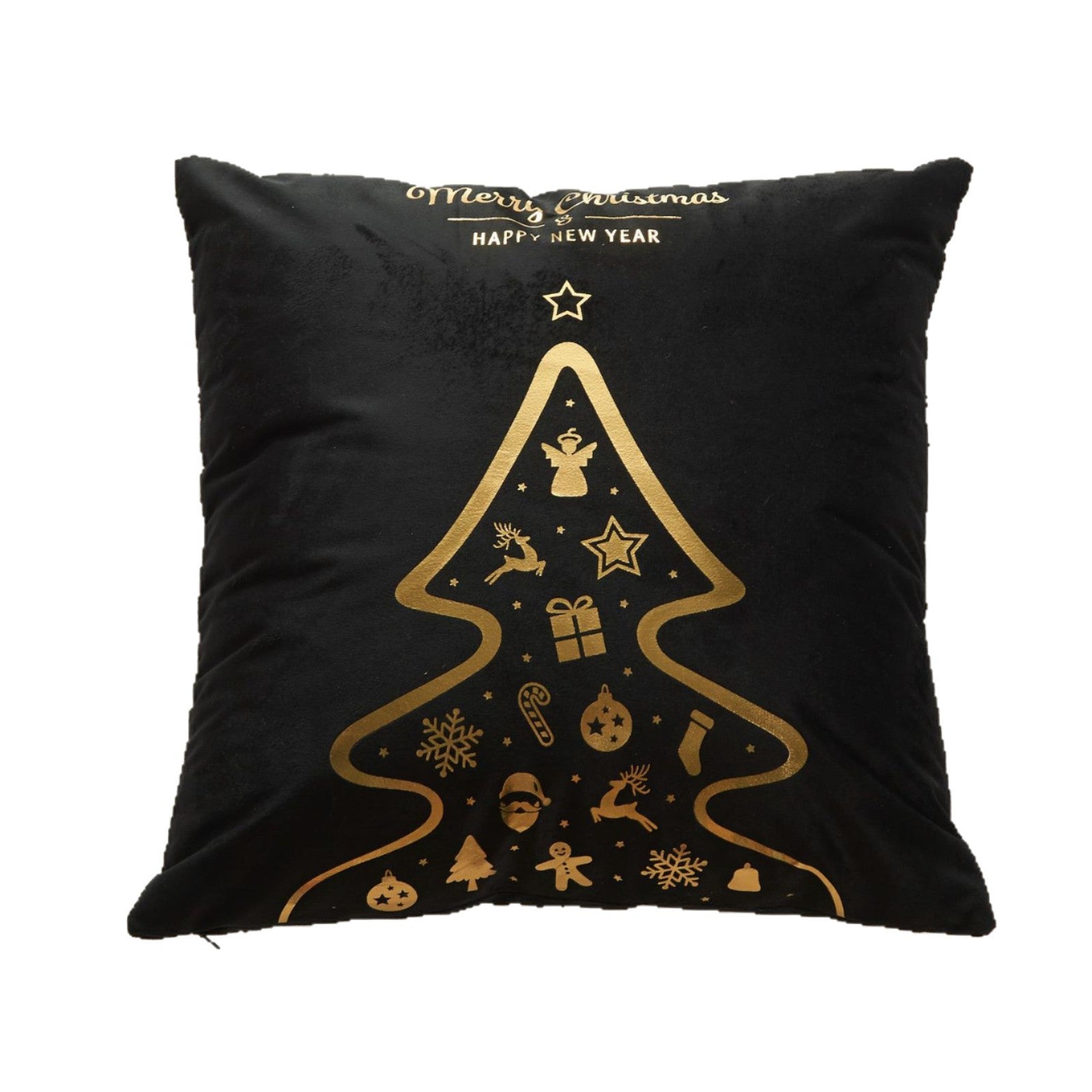 Wholesale Christmas atmosphere gold-stamping festive pillowcase