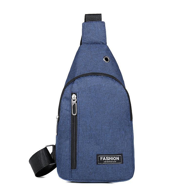 Wholesale Men's Chest Bag Water-repellent Oxford Cloth Sports Shoulder Bag Crossbody Bag