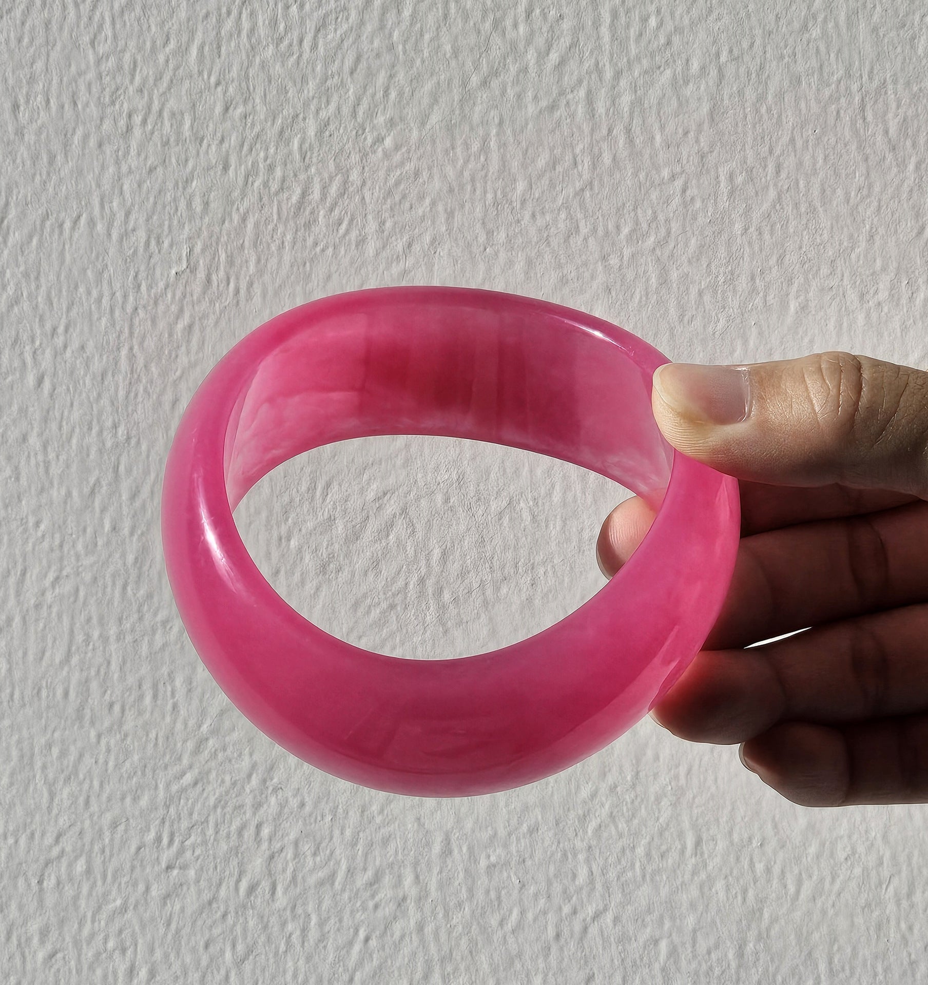 Wholesale Simple Resin Color Irregular S-shaped Wide Bracelet