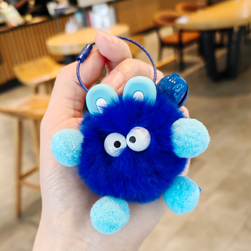 Wholesale Cute Elf Plush Ball Keychains