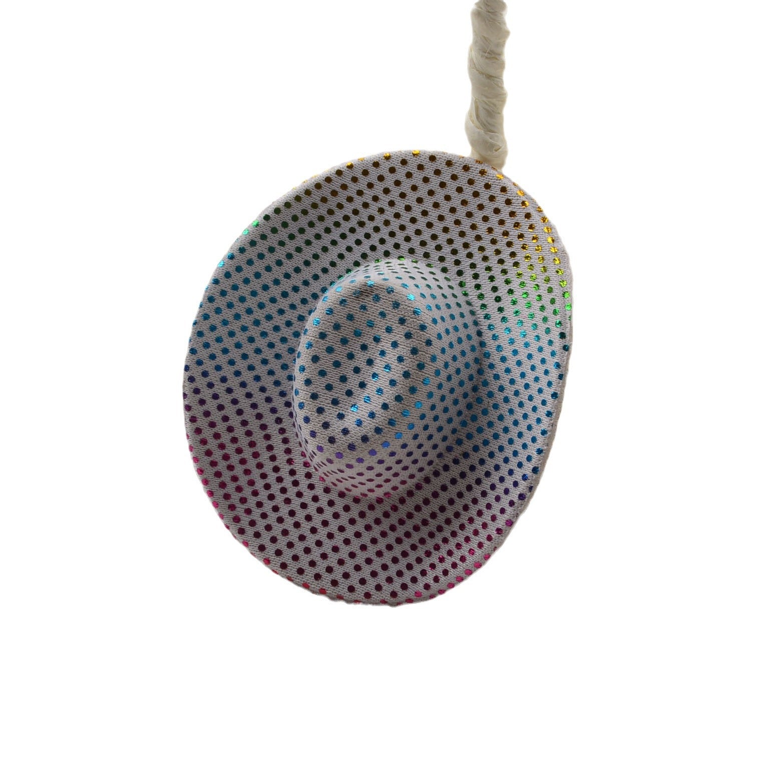 Wholesale new pet hat keychain Amazon pet jewelry perfume holder western cowboy hat accessories