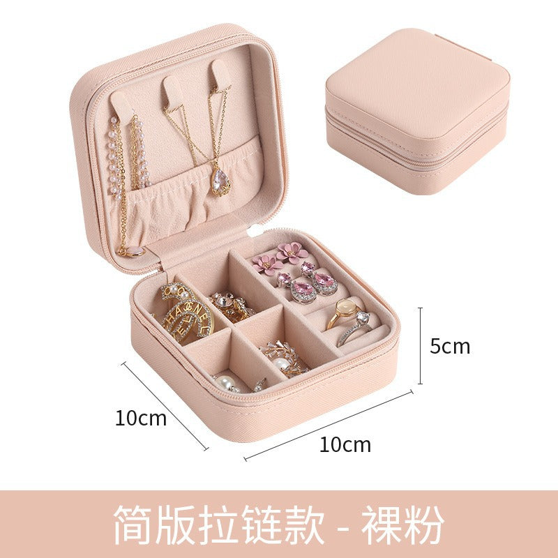 Wholesale Jewelry box with flip cover for ring and earring storage