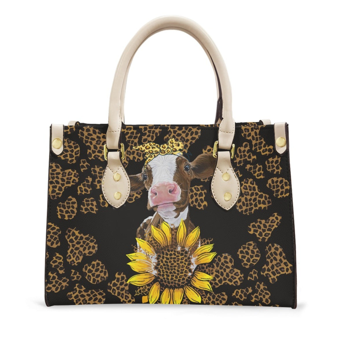 Wholesale PU New Flower Cow Women's Leather Shoulder Bag Handbag