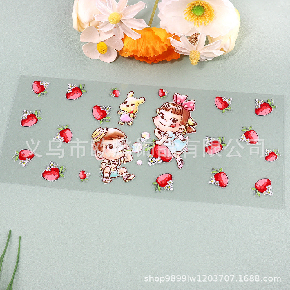 Wholesale 5pcs 16oz UVDTF transfer stickers