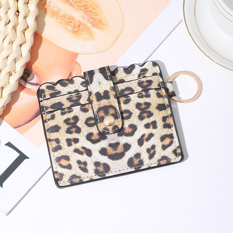 Wholesale PU Leopard Card Holder