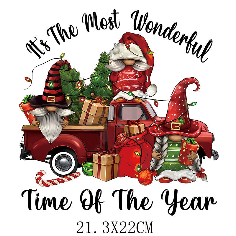 Wholesale Christmas heat transfer stickers   UV DTF Ready to Press Transfers Wraps