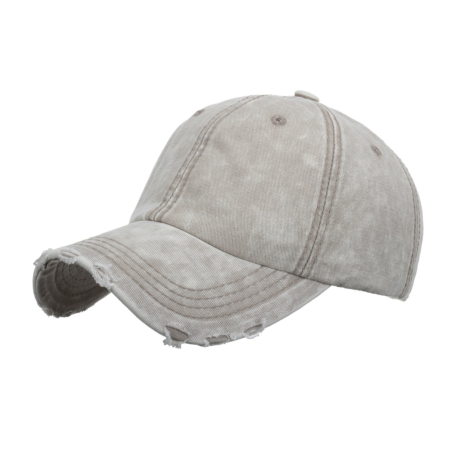 Wholesale Denim washed baseball cap plain casual baseball cap