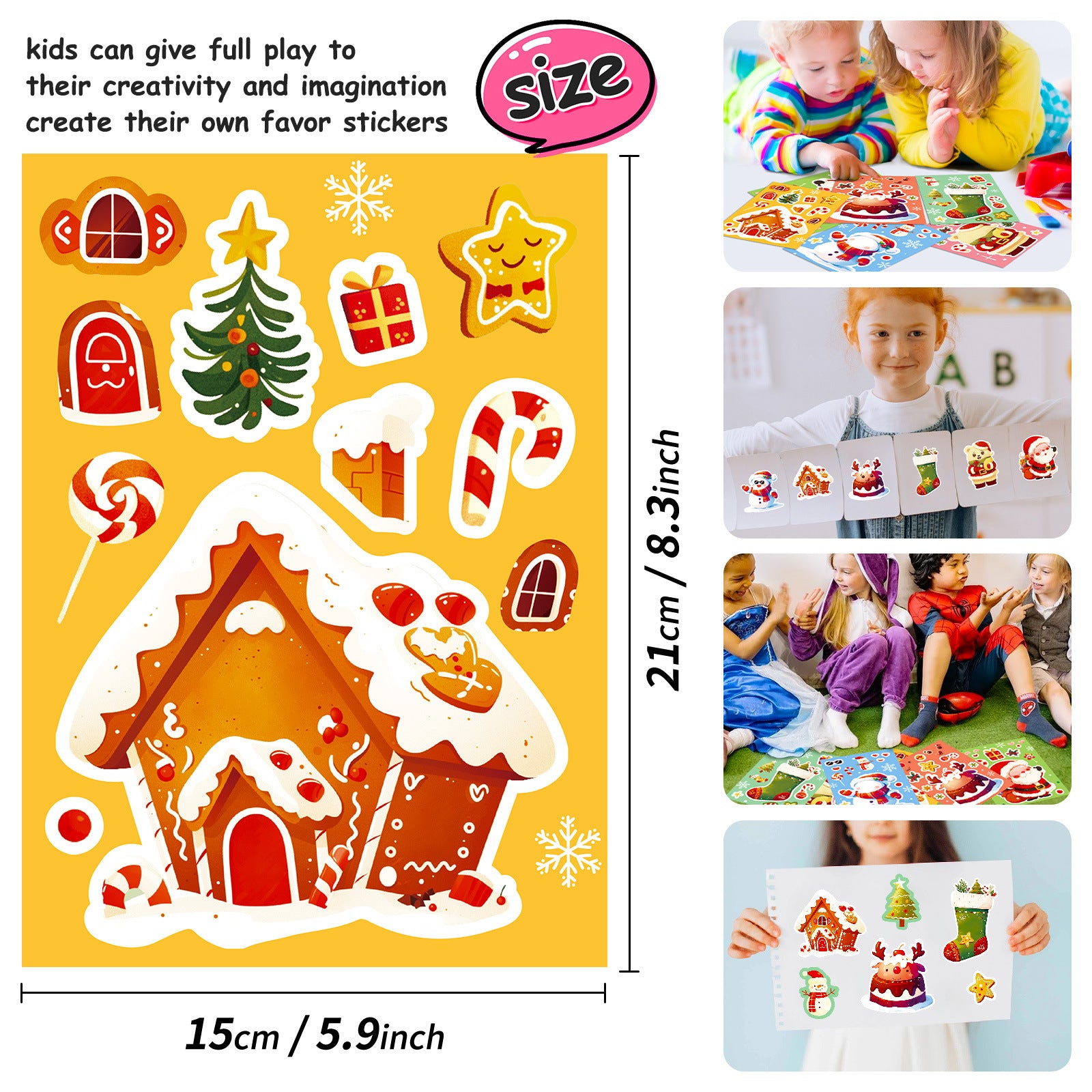 Wholesale Christmas Jigsaw Puzzle 6 Sheets(6pcs)