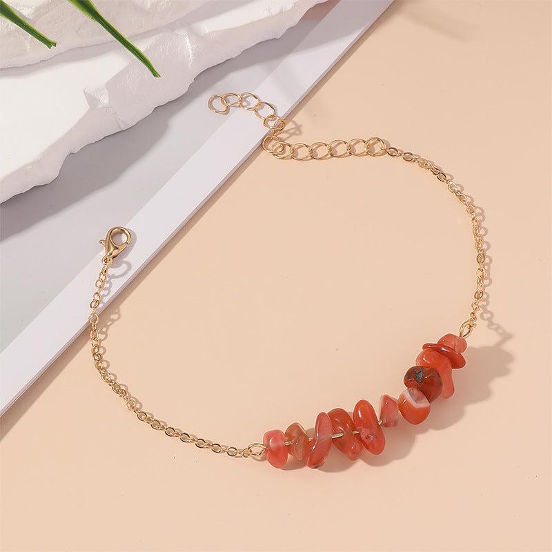 Wholesale Bohemian Colorful Retro Irregular Crystal Bracelet