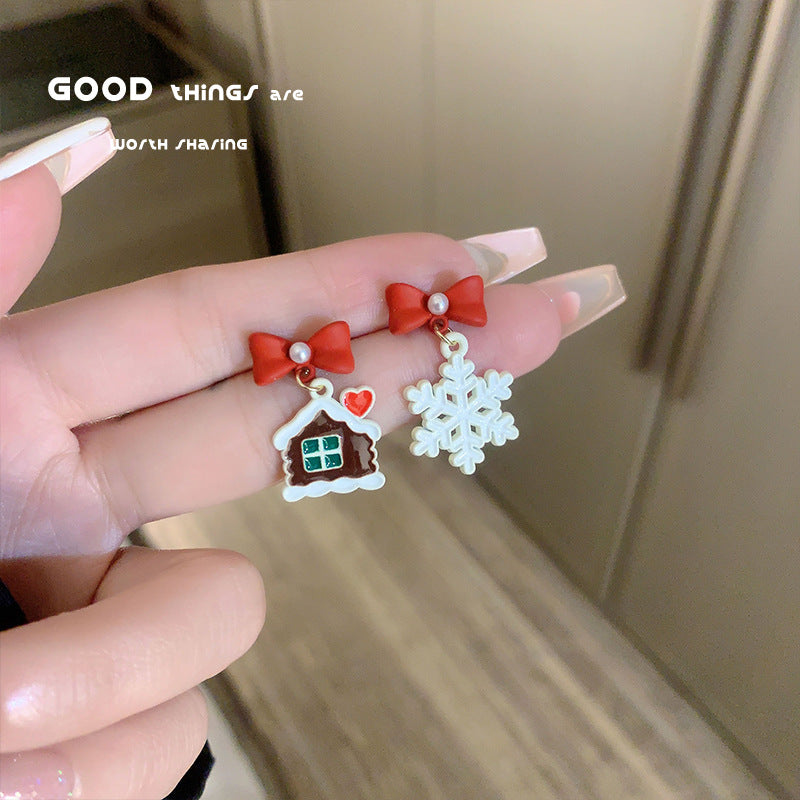 Wholesale Christmas Red Earrings