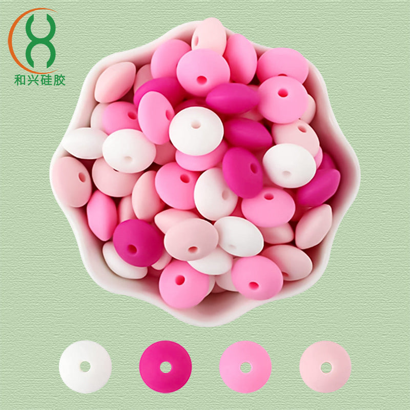 Cuentas de joyas hechas a mano de silicona de 30 cajas al por mayor