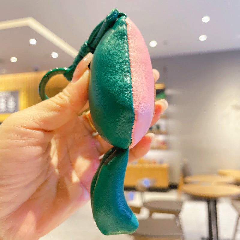 Llavero de aguacate de cuero al por mayor