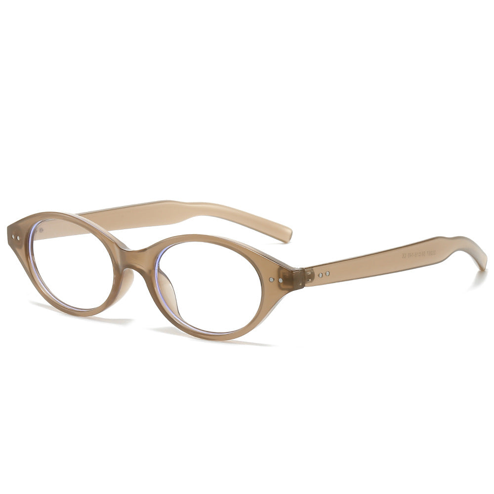 Wholesale Oval Blue Light Blocking Plain Glasses