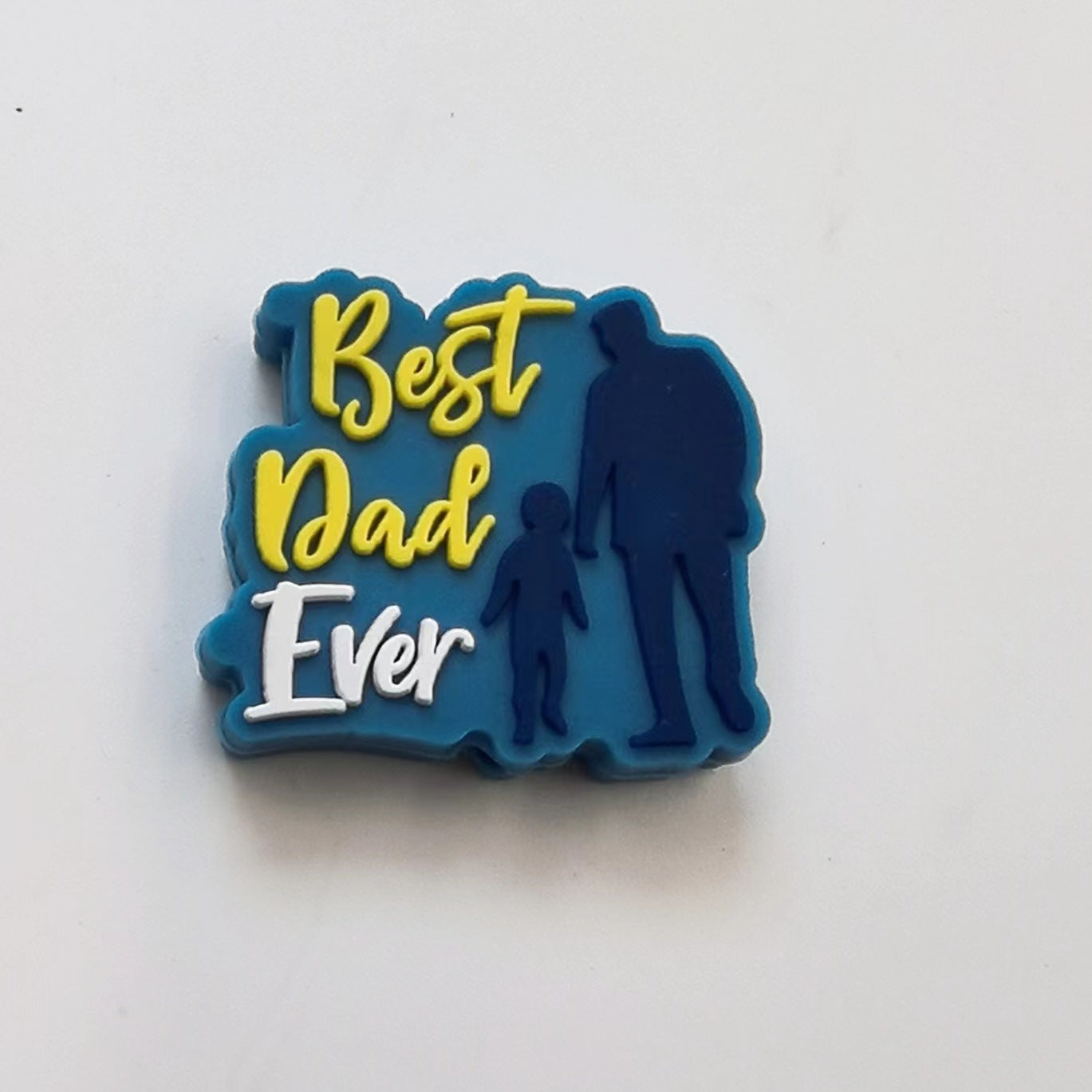 Wholesale 10pcs Father's Day Series Silicone Cartoon Beads