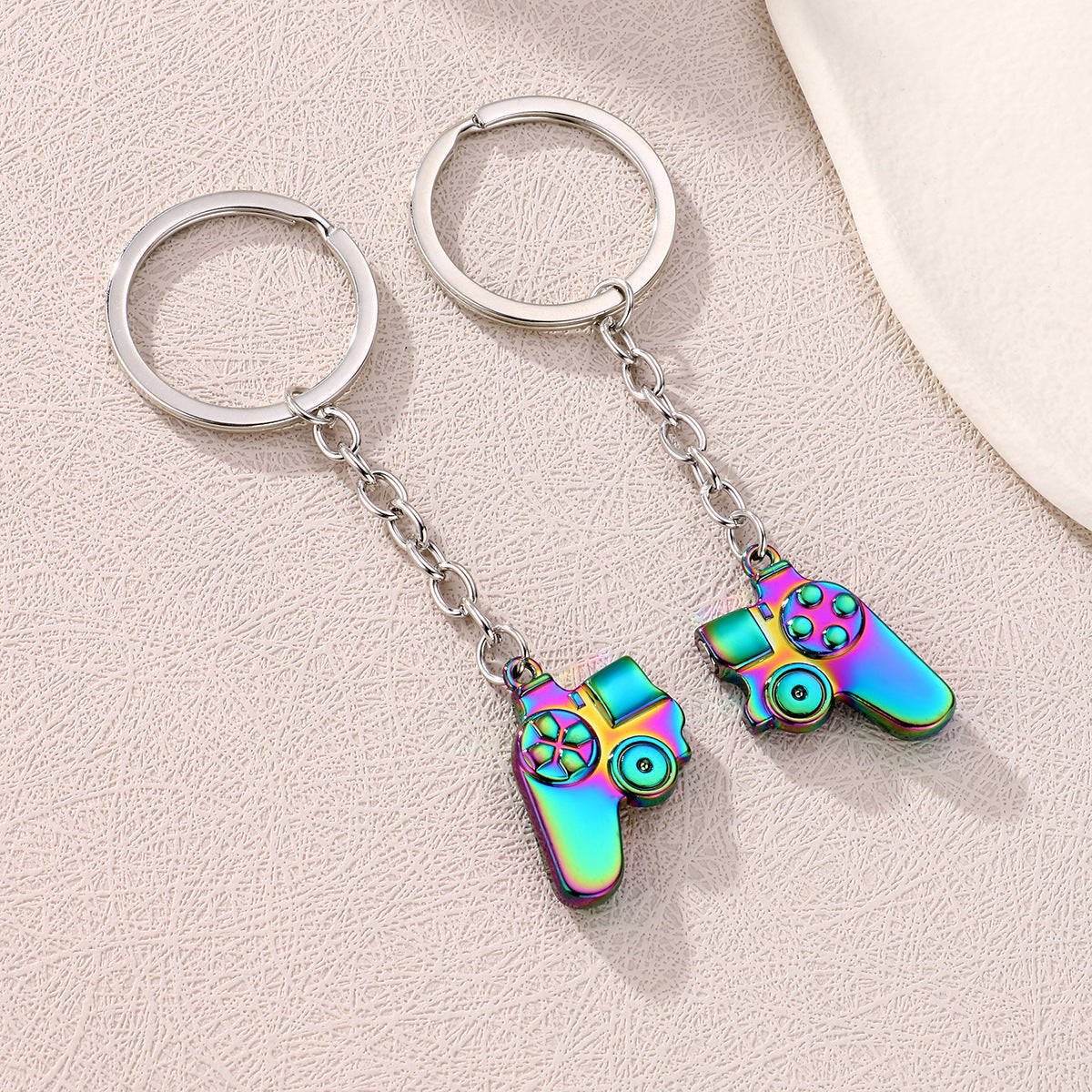 Wholesale Alloy Simple Magnetic Suction Couple Handle Keychain