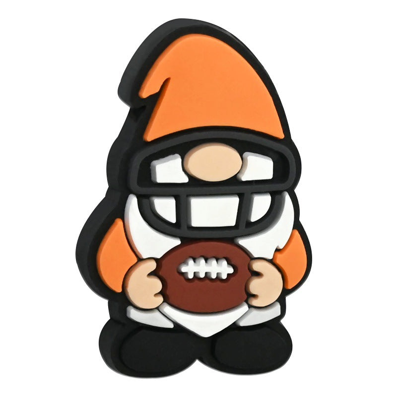 Wholesale Random 100pcs Color Cartoon Hat Small People Focal Beads