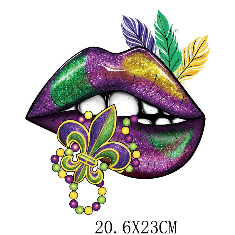 Wholesale Carnival Printed Hot Stamps   UV DTF Ready to Press Transfers Wraps