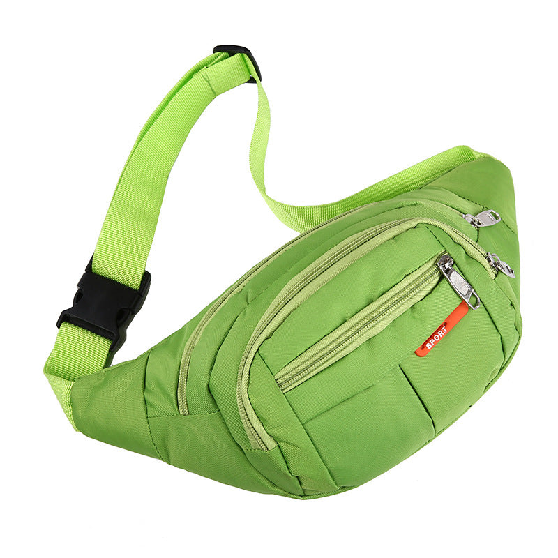 Wholesale Men's waist bag outdoor mountaineering cycling climbing mobile phone bag crossbody chest bag