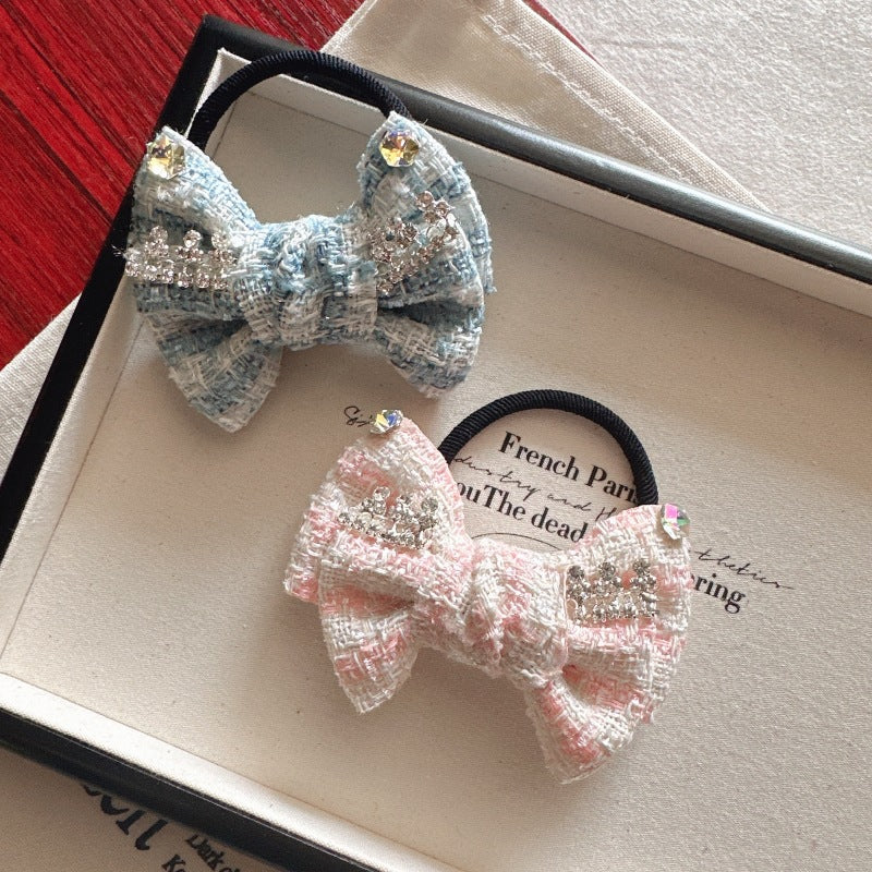 Wholesale Fabric Butterfly Knot Hair Ropes