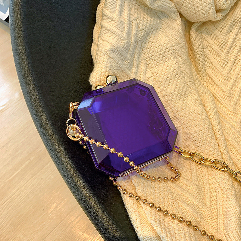 Mini bolso de hombro transparente de PVC al por mayor