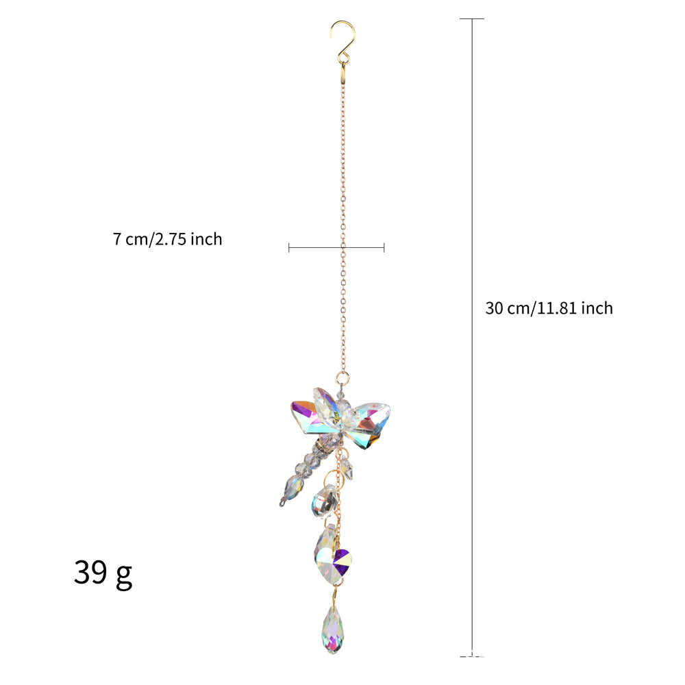 Wholesale window hanging butterfly dragonfly wind chime