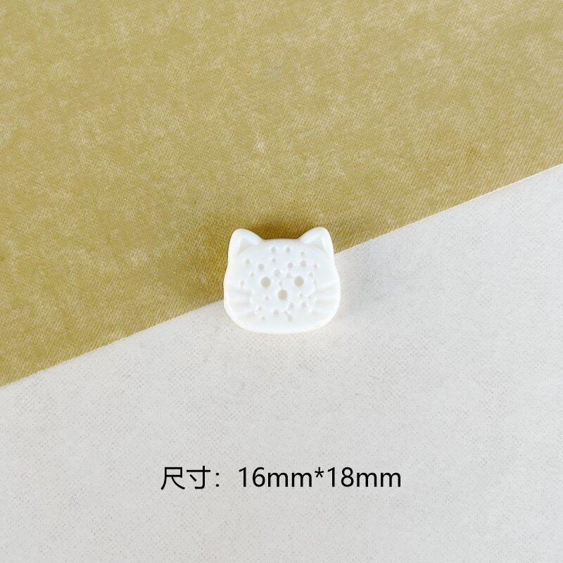 Wholesale Cat head  cat loose beads string Charms