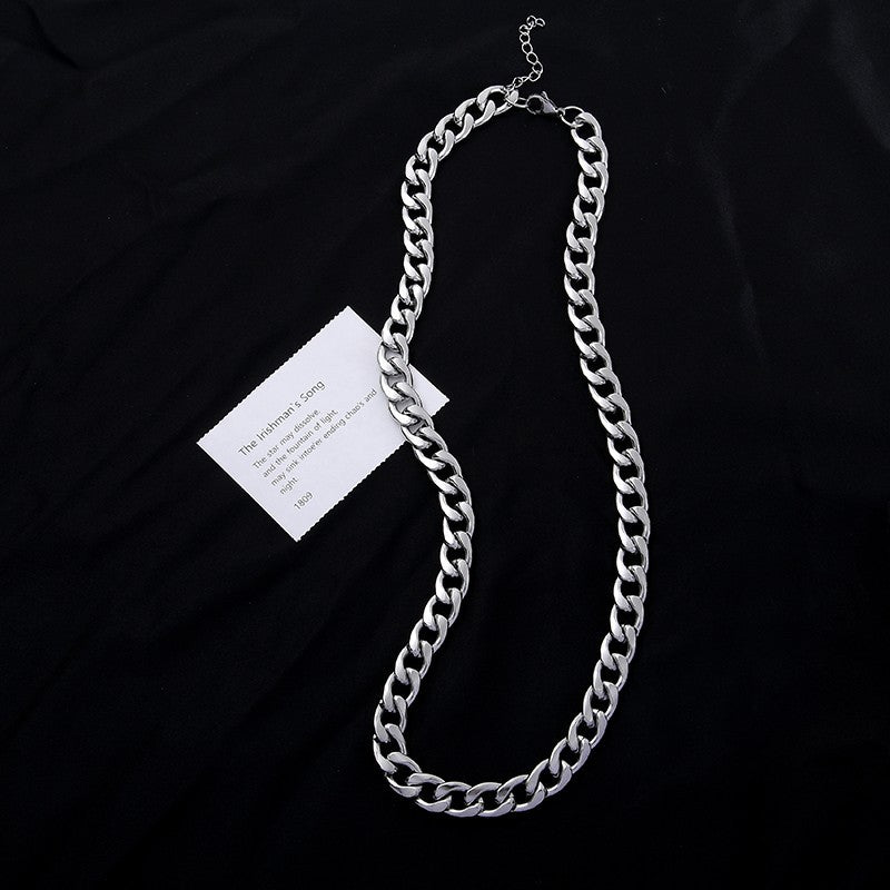 Wholesale Titanium Steel Non-fading Men's Necklace