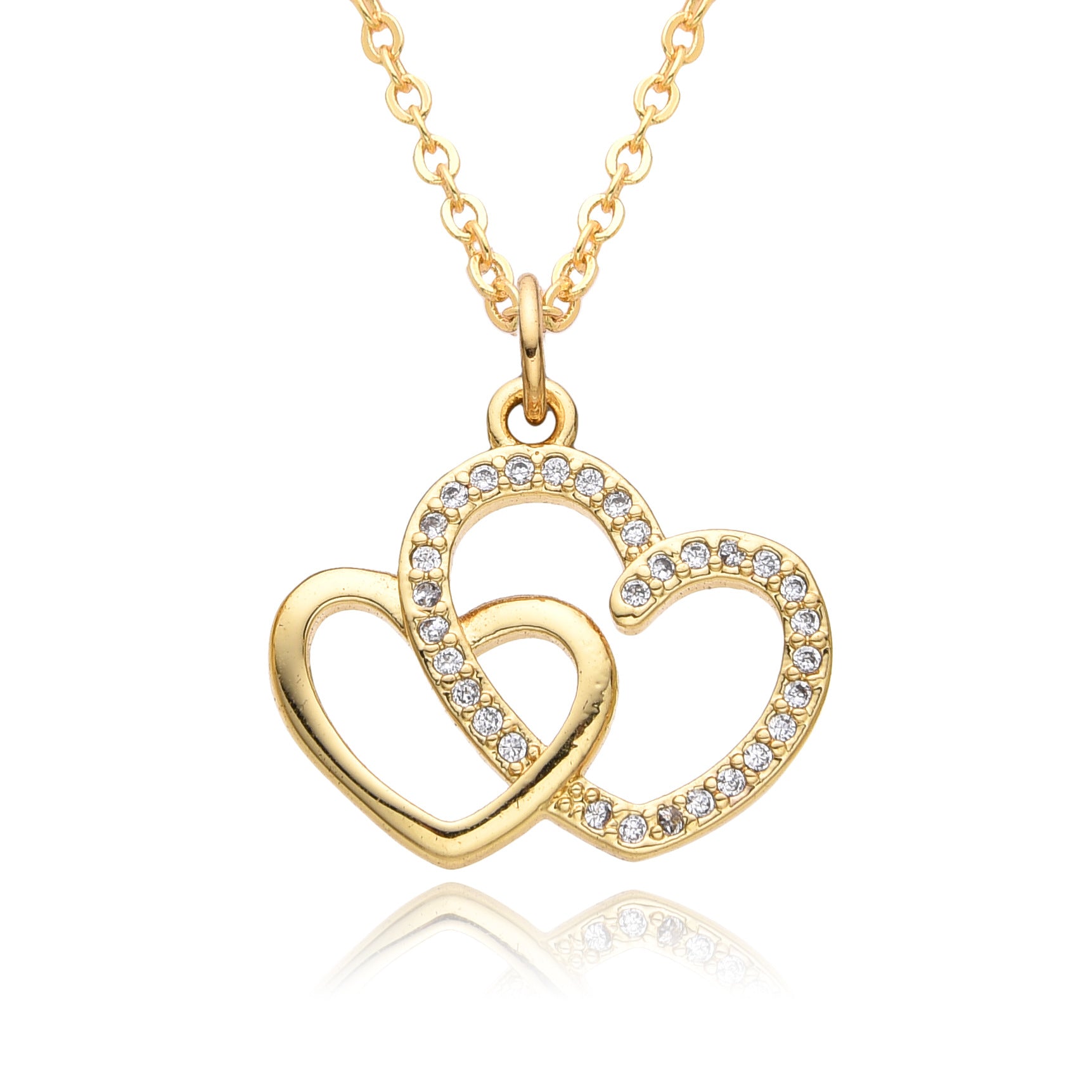 Wholesale Valentine's Day Love Microset Necklace Clavicle Chain