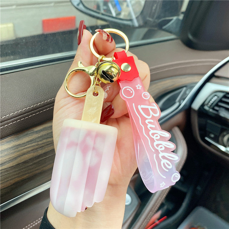 Llaveros creativos para la piel del hielo creativo al por mayor