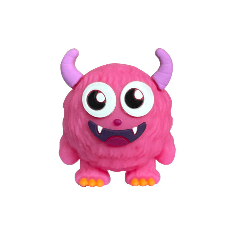 Wholesale 20pcs/pack Food grade 3D silicone monster teether beads
