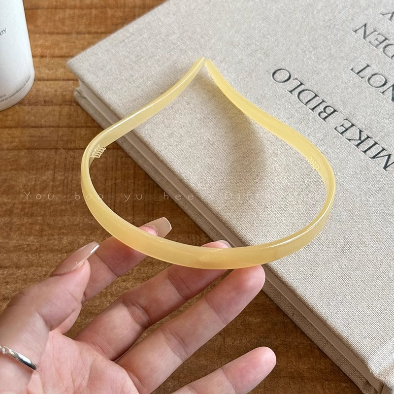 Wholesale No ear bone glasses acetate headband thin headband