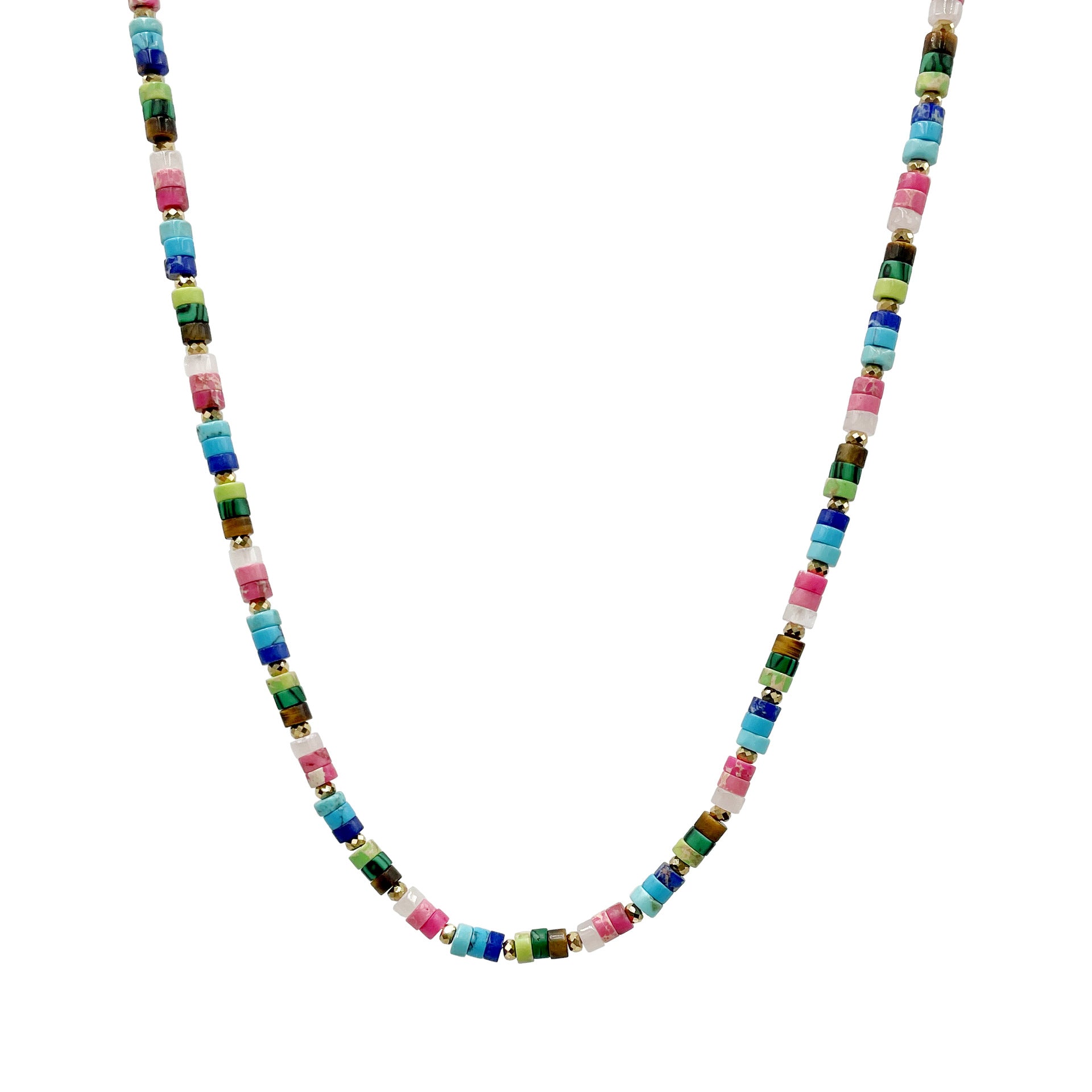 Wholesale Colored Natural Stone Mix and Match Necklaces