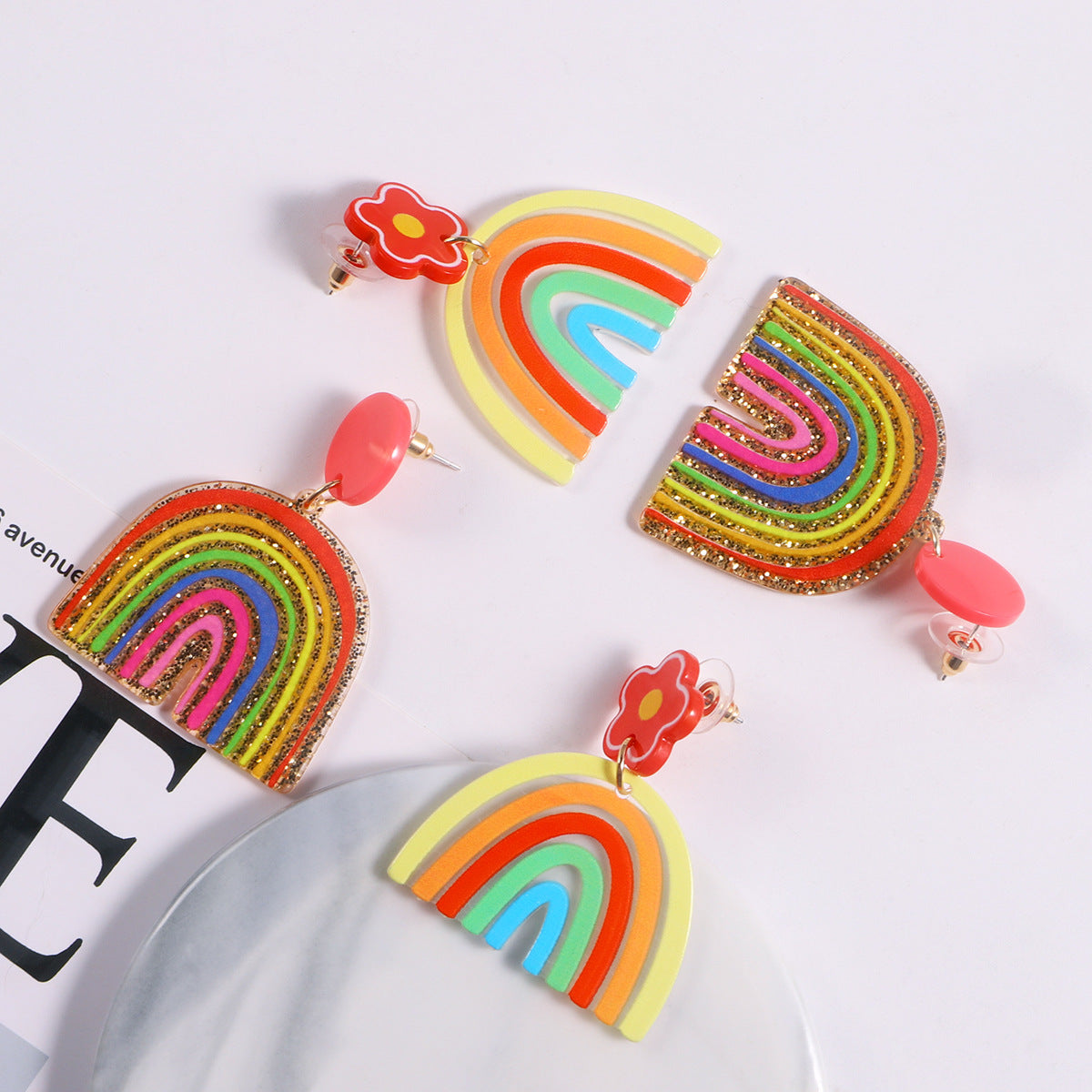 Wholesale Colorful Bohemian Rainbow Earrings