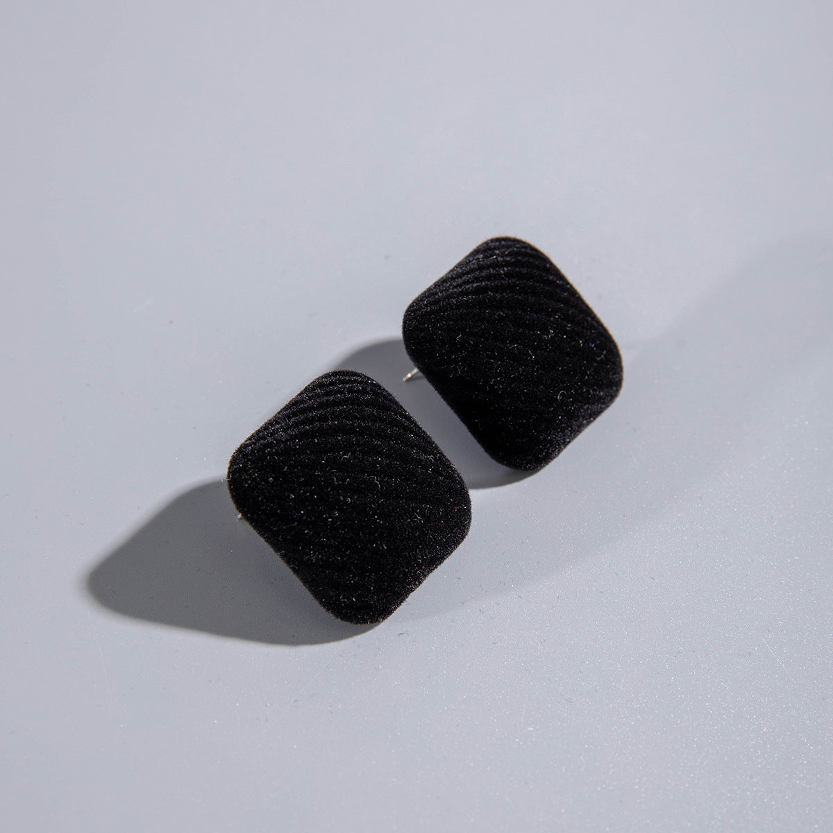 Wholesale Resin  Vintage Velvet Texture Love All-match Earrings Ear Studs