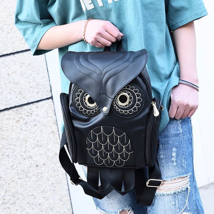 Wholesale PU Owl Backpack