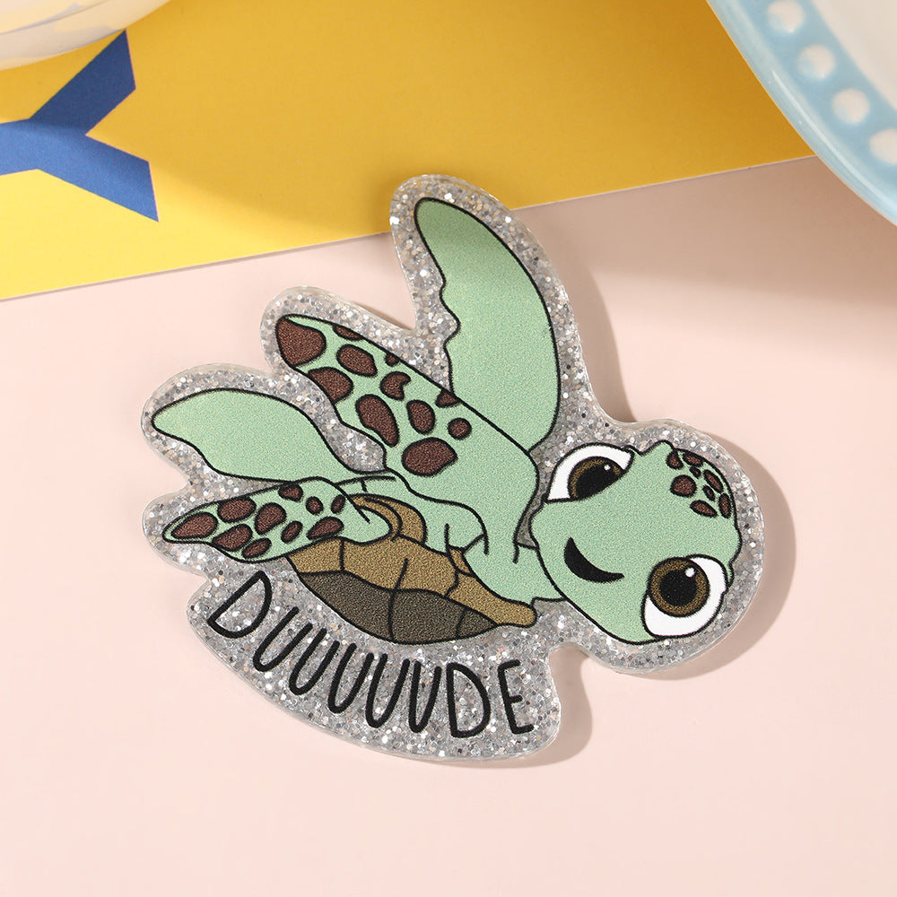 Wholesale 10pcs Cartoon of funny animals Acrylic Flatback