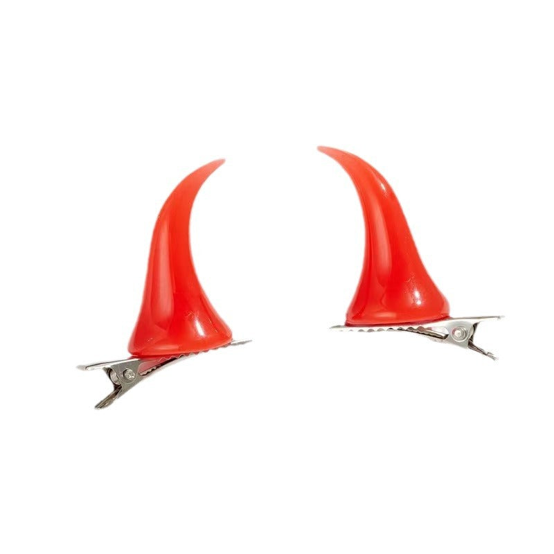 Wholesale Devil Horn Hairpin Top Head Pressing Hair Top Clip Hair