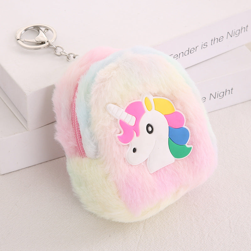 Wholesale Unicorn Plush Coin Purse