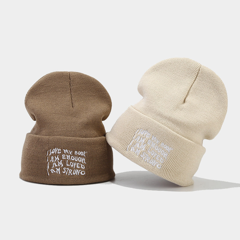 Wholesale Winter Beanie Embroidered Knitted Hat