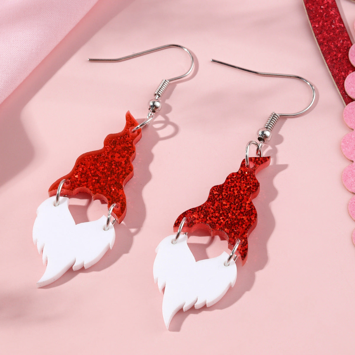 Wholesale Wholesale Valentine's Day series love bear acrylic earrings