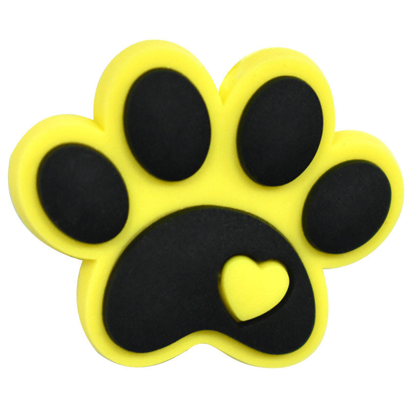 Wholesale Random 100pcs Dog Paw Series Creative Ballpoint Pen Bead Focal Beads