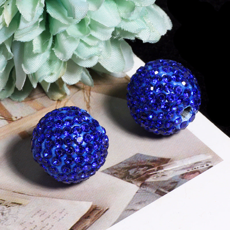 Wholesale 20pcs Soft ceramic colored round beads