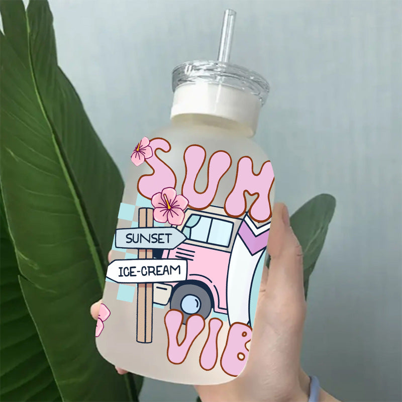 Wholesale Pink Girl Birthday Series 16oz Cup UV DTF Wraps