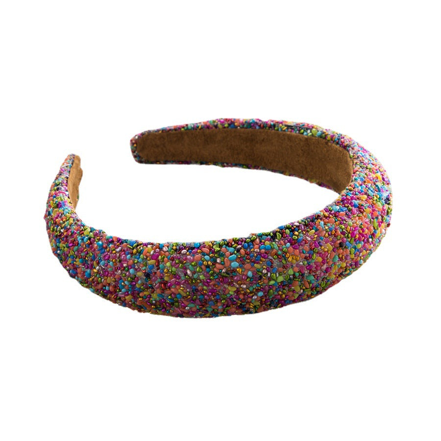Wholesale Sponge Fashion Wide-brimmed Girly Versatile Wide-brimmed Headband