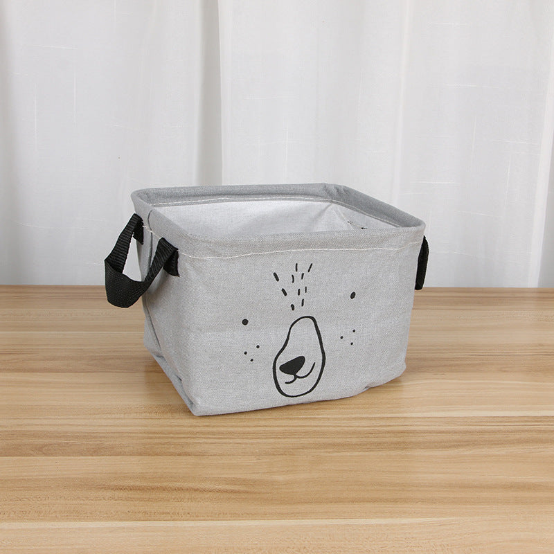 Wholesale Canvas Cartoon Large Capacity Dirty Clothes Basket
