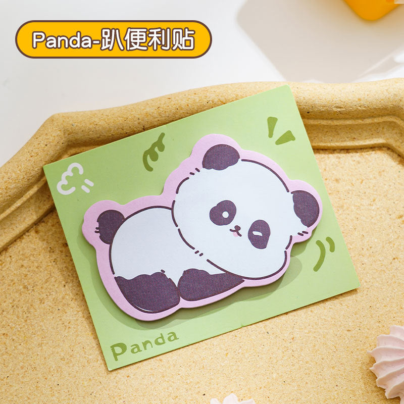 Wholesale Cartoon variety of animals tearable adhesive Sticky Note
