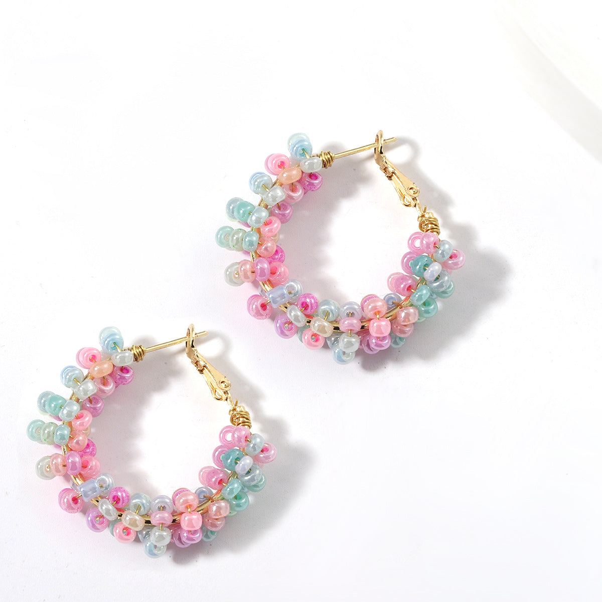 Wholesale handmade beaded earrings Bohemian fashion  exquisite earrings