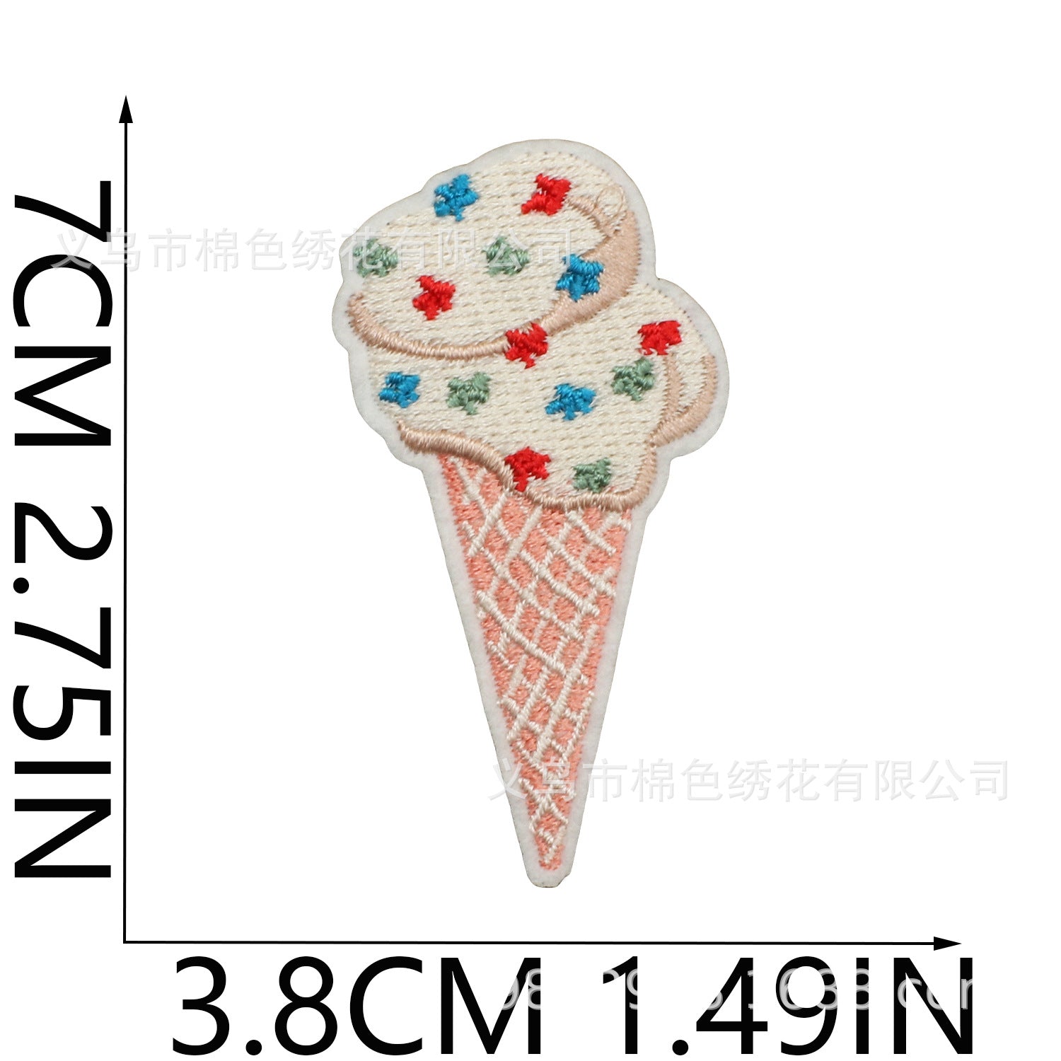 Wholesale Flower Fairy Embroidery Patch With Strawberry Coffee Design Polyester Thread For Clothing Bags Hats Trendy DIY Craft Supply Resale Gift